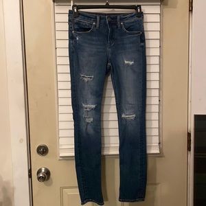 Ladies silver jeans company brand jeans.